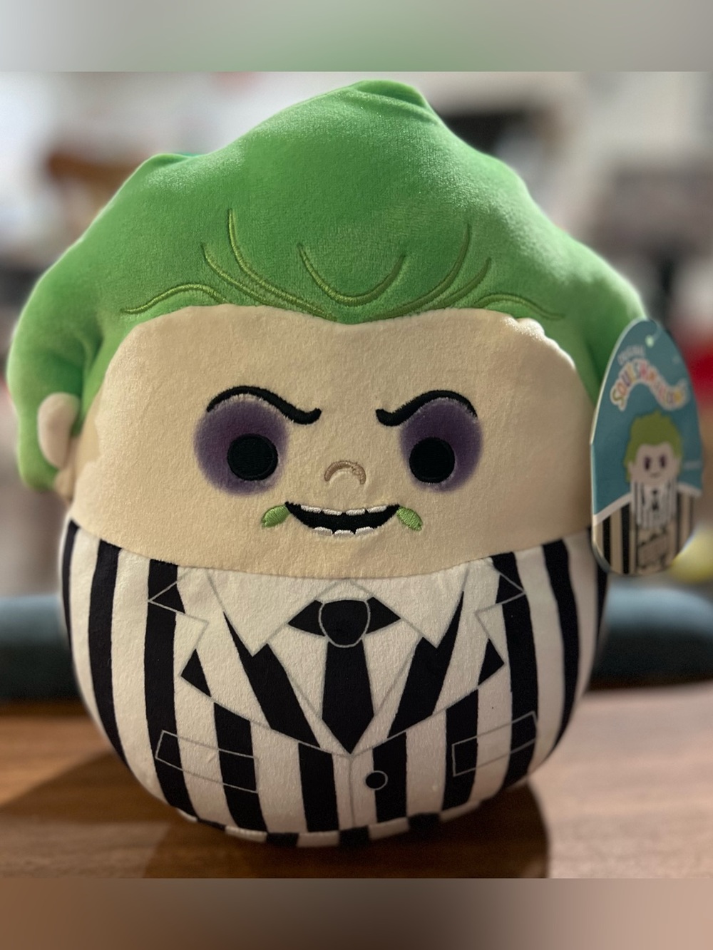 New! Beetlejuice Squishmallow Halloween 8 in Plush Toy Gothic Cult Classic NWT
